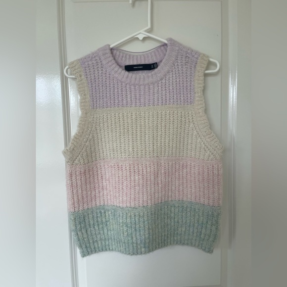 Vero Moda color block sweater vest - Picture 1 of 4